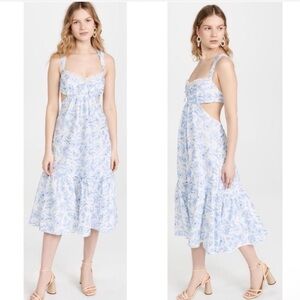 For Love & Lemons Maisie Midi Dress